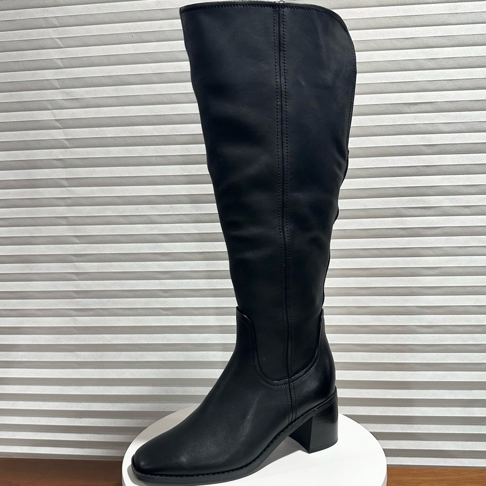 🌸 27 EDIT NATURALIZER🌸 Edda Knee High Wide Calf Black Boot Size: 6.5 - Picture 5 of 16